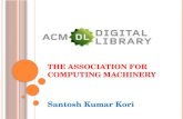 The association for computing machinery