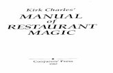 Manual of restaurant magic 1