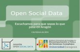 Jornada 1 año de Aragon Open Data, Gonzalo Ruiz: Aragon Open Social Data