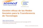 SEIMED: Gestión eficaz de las Redes Sociales para la Transferencia de Tecnología