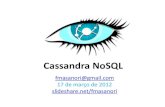 Cassandra NoSQL JUG Vale 2012