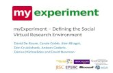 myExperiment - Defining the Social Virtual Research Environment