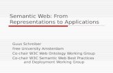 Semantic Web: From Representations to Applications