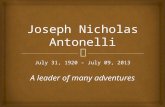 Joseph Nicholas Antonelli