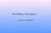 Ancillary designs powerpoint. evaluation. media.