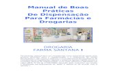 Manual de Boas Práticas  De Dispensação  Para Farmácias e Drogarias
