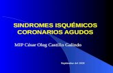 Cardiopatia Isqu©mica y sindromes coronarios