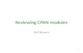 Reviewing CPAN modules