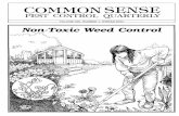 Non-Toxic Weed Control