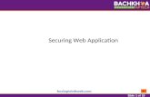 Session 4 : securing web application  - Giáo trình Bách Khoa Aptech