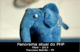 Panorama atual do PHP