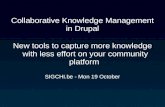 Collaborative Knowledge Management in Drupal