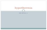 Hypothermia and anaesthesia implication