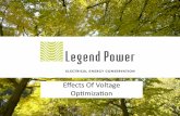 Legend Power - Effects of Voltage Optimziation