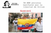 Guacarí- 50 mil personas exigieron la libertad de Dilian Francisca Toro.