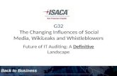 San Francisco Isaca Fall Security Conference G32 Wiki Leaks Social Media & Whistleblowers The Future Of It Auditing