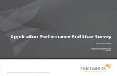 SolarWinds Application Performance End User Survey (North America)