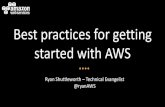 Journey through the Cloud - Best Practices Getting Started in the AWS Cloud
