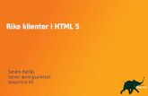 Rike klienter i html 5 (Software 2012)