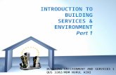 I ntroduction of building services part 1