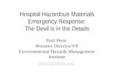 Hospital Hazardous Materials Emergency Response: The Devil is ...