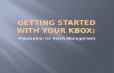 Getting started with your kbox