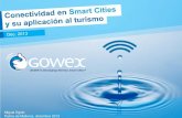 Conectividad en Smart Cities y su aplicación al turismo. Miguel Egido de Gowex