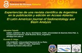 Experiencias de una revista científica de Argentina en la publicación y edición en Acceso Abierto