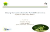 Green energy village ginlong solar inverter 20120425