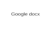 Google docx