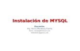 Instalacion Mysql