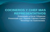 Cocineros y chef mas representativos(presentacion power point)