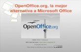OpenOffice.org, la mejor alternativa a MS Office