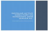 Instalar Active Directory en Windows 2008 Server R2
