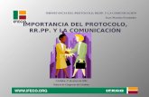 IMPORTANCIA DE LA COMUNICACIÓN, EL PROTOCOLO Y LAS RR.PP.  EN  NUESTROS DÍAS