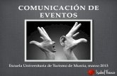 Comunicación eventos