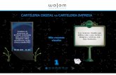 Wolom: Cartelería digital vs. Cartelería impresa