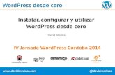 Instalar, configurar y administrar WordPress desde cero