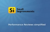 Small Improvements Performance Reviews Overview