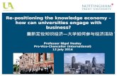Repositioning the konwledge economy: how can universities engage with business?