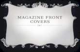 Magazine front covers
