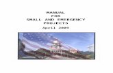 Manual for Small and Emergency Projects.doc