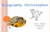 Biography of christopher