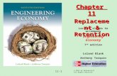 Chapter 11   replacement & retention decisions