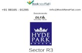 DLF Hyde Park R3  - New Chandigarh