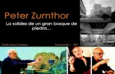 Peter zumthor/ Vida y obras.