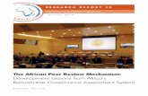 January 2014 Research Report 15 Governance and APRM Programme Africa