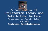November 29 2009 A Comparison Of Utilitarian Theory And Retributive Justice 1 1