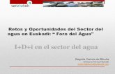 Foro del Agua - Retos y Oportunidades del Sector del agua en Euskadi