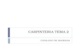 CURSO DE CARPINTERIA TEMA 2